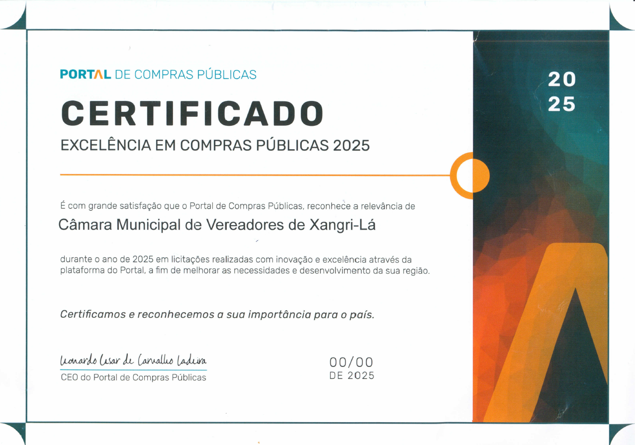 Certificado Compras Públicas 2025