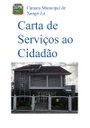 Capa da Carta de Serviços ao Cidadão - 3ª Edição - 2021.