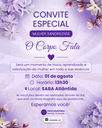 EVENTO - O CORPO FALA