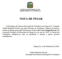 Nota de Pesar