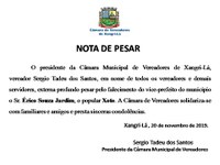 Nota Oficial de Pesar